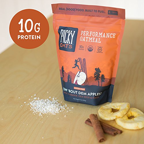 Picky Oats Organic Performance Oatmeal, 3 Bag Variety Pack, All Flavors, 11.3 oz (3 multi-serve bags) By Picky Bars - Image 3