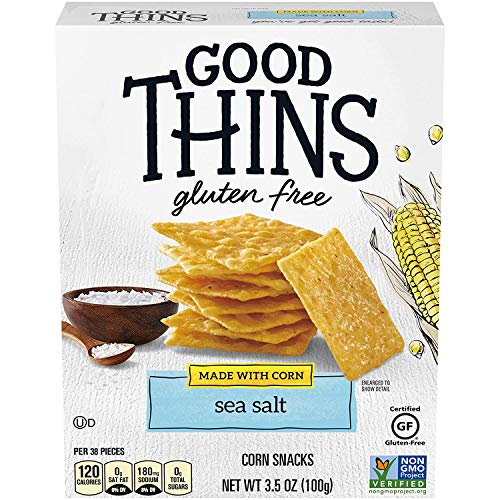 Good Thins Sea Salt Corn & Rice Snacks Gluten Free Crackers, 12 - 3.5 oz Boxes - Image 15