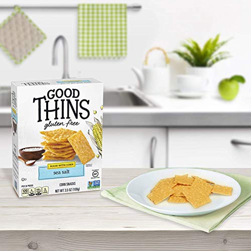 Good Thins Sea Salt Corn & Rice Snacks Gluten Free Crackers, 12 - 3.5 oz Boxes - Image 8