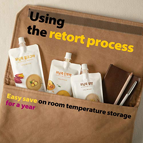 INTAKE Morning Porridge / Healthy Simple On-the-Go Meal / Korean Style / 7 Packs X 130g (Sweet Pumpkin & Rice) - Image 6