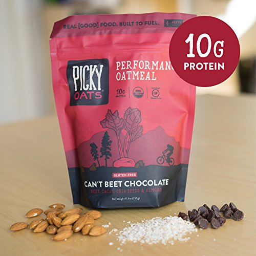 Picky Oats Organic Performance Oatmeal, 3 Bag Variety Pack, All Flavors, 11.3 oz (3 multi-serve bags) By Picky Bars - Image 5