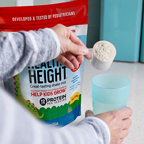 Healthy Height Kids Protein Powder (Vanilla) - Developed by Pediatricians - High in Protein Nutritional Shake to Supplement Child Growth - Contains Key Vitamins & Minerals to Gain Height & Weight - Image 7