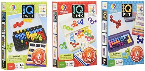 SmartGames IQ 3-Pack - IQ Twist, IQ Fit, IQ Link