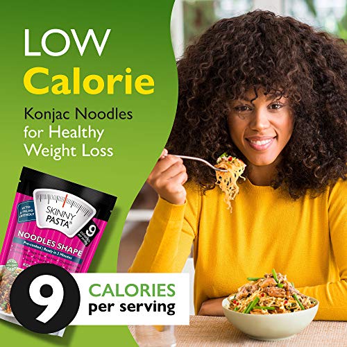 Skinny Pasta 9.52 oz - The Only Odor Free 100% Konjac Noodle (Shirataki Noodles) - Pasta Weight loss - Low Calorie Food - Healthy Diet Pasta - Noodles - 6-Pack - Image 2