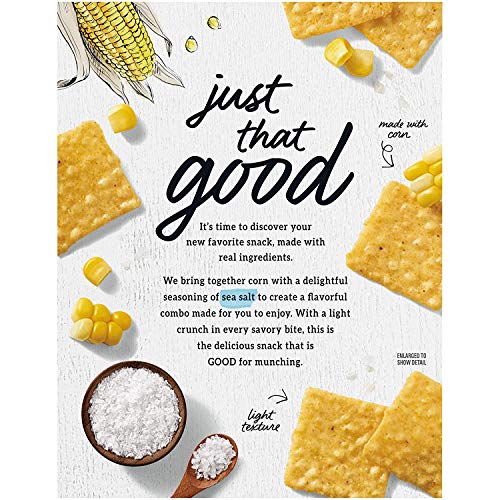 Good Thins Sea Salt Corn & Rice Snacks Gluten Free Crackers, 12 - 3.5 oz Boxes - Image 16