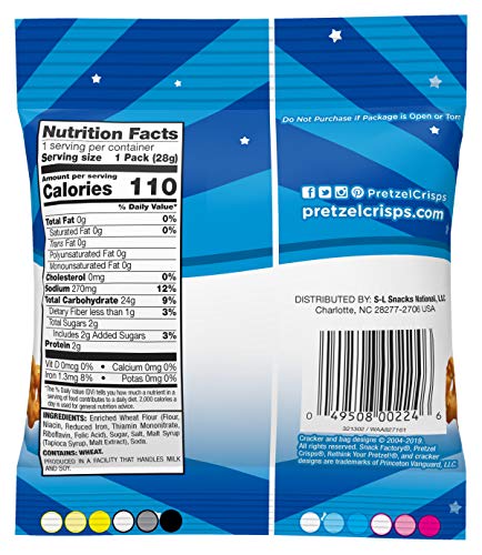 Snack Factory Pretzel Crisps Minis Original Flavor, Snack Packs Individual Sized, 24 Count - Image 5