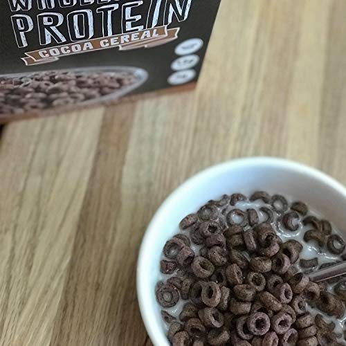Protein Cereal, Low Carb Cereal, High Protein Cereal, 15g Protein, 4g Net Carbs, High Performance Cereal, 5 Individual Macro-Controlled Packages (Cocoa) - Image 2