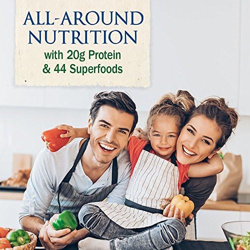 Garden of Life Raw Organic Meal Replacement Powder - Vanilla, 28 Servings, 20g Plant Based Protein Powder, Superfoods, Greens, Vitamins Minerals Probiotics & Enzymes All-in-One Meal Replacement Shake - Image 4