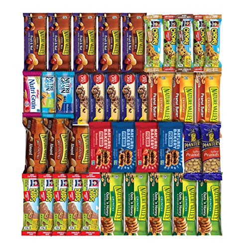 Healthy Snacks and Bars Variety Pack Gift Snack Box care package Granola Bars- Bulk Sampler(40 count) - Image 4