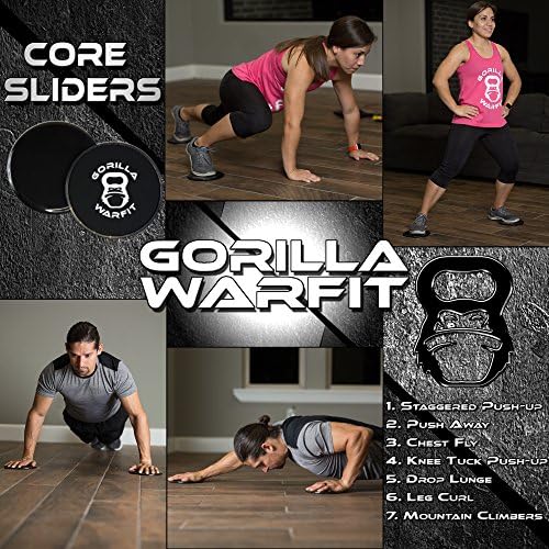 Home Workout Kit Resistance Loop Bands and Exercise Sliders Set with Bonus Jump Rope 2 Gliding Disks Core Sliders 5 Exercise Resistance Bands 1 Metal Bearings Speed Rope E-Book Included - Image 6
