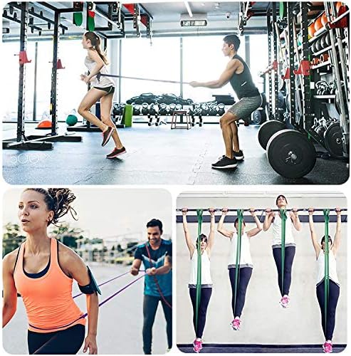 Hosetop Pull Up Resistance Bands Heavy Duty Resistance Bands Stretch Bands Set, Mobility Powerlifting Exercise Bands, Perfect for Body Stretching, Physical Therapy and Resistance Training, Set of 4 - Image 5