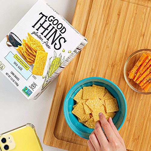 Good Thins Sea Salt Corn & Rice Snacks Gluten Free Crackers, 12 - 3.5 oz Boxes - Image 10