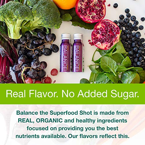Daily Superfood Variety Pack - Green Smoothie, Immunity Blend & Ginger Turmeric Shot - 1/2 Day Organic Fruits, Root Vegetables, Kale, Acai & Elderberry Too Vegan & Gluten Free (6 Pack) - Image 5