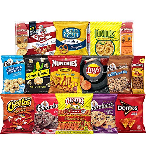 Frito-Lay Ultimate Snack Care Package, Variety Assortment of Chips, Cookies, Crackers & More, 40 Count