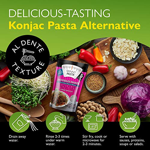 Skinny Pasta 9.52 oz - The Only Odor Free 100% Konjac Noodle (Shirataki Noodles) - Pasta Weight loss - Low Calorie Food - Healthy Diet Pasta - Noodles - 6-Pack - Image 5